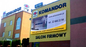 Banery reklamowe siatkowe, dwustronne